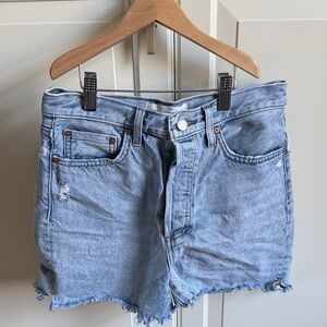 Denim Forum The Yoko Mid Thigh Shorts